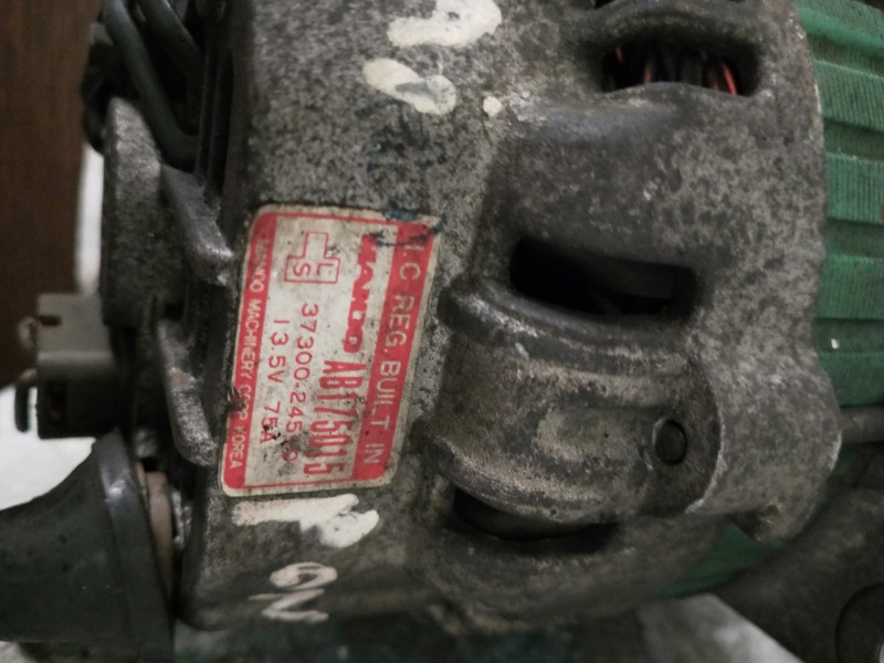 Recambio de alternador para hyundai pony (x2) 1.5 ls referencia OEM IAM 3730024510   Recambio de alternador para hyundai pony (x2) 1.5 ls referencia OEM IAM 3730024510