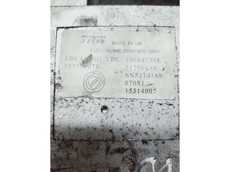 Recambio de abs para fiat croma (194) 1.9 16v multijet dynamic referencia OEM IAM 54084739E 51796048 SN5114589 15314007