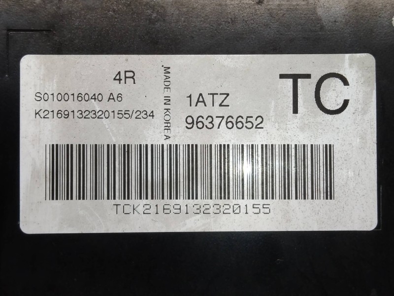 Recambio de centralita motor uce para daewoo kalos 1.2 se referencia OEM IAM S010016040A6 96376652 4R 1ATZ TC