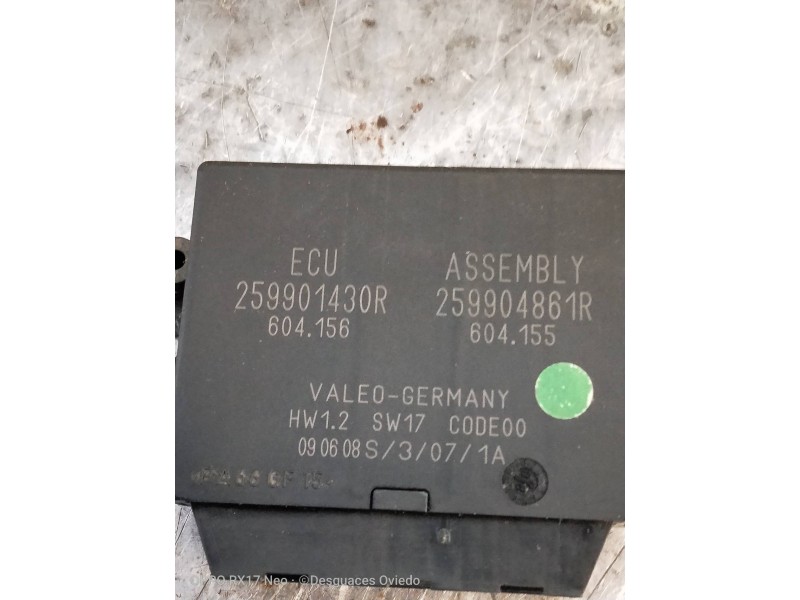 Recambio de modulo electronico para renault koleos expression referencia OEM IAM 259901430R 259904861R 