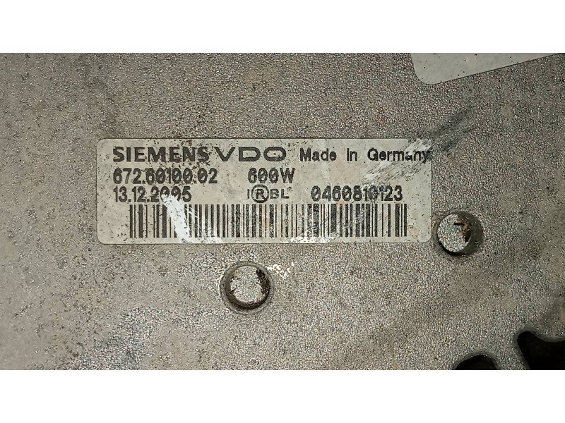 Recambio de electroventilador para mercedes clase r (w251) 320 cdi (251.022) referencia OEM IAM 2326504301  