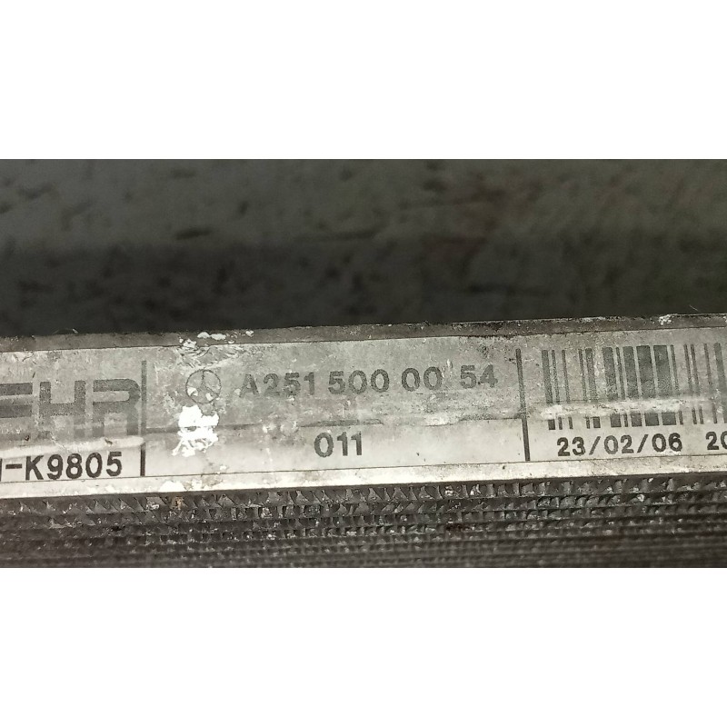 Recambio de condensador / radiador aire acondicionado para mercedes clase r (w251) 320 cdi (251.022) referencia OEM IAM A2515000