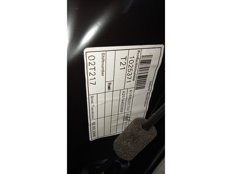 Recambio de elevalunas trasero izquierdo para mercedes clase r (w251) 320 cdi (251.022) referencia OEM IAM   