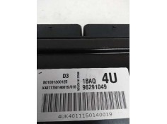 Recambio de centralita motor uce para chevrolet matiz 0.8 cat referencia OEM IAM S010013001E5 96291049 D3 1BAQ 4U 2