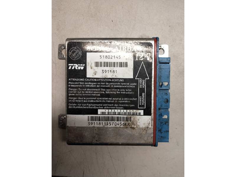 Recambio de centralita airbag para fiat croma (194) 1.9 16v multijet dynamic referencia OEM IAM 51802145 391181 