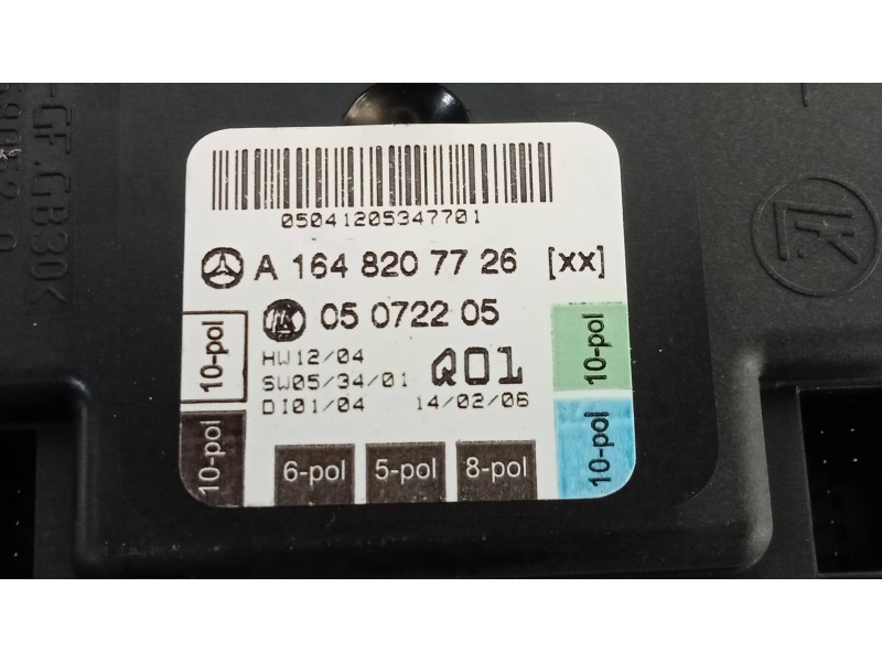 Recambio de modulo electronico para mercedes clase r (w251) 320 cdi (251.022) referencia OEM IAM A1648207726 05072205 