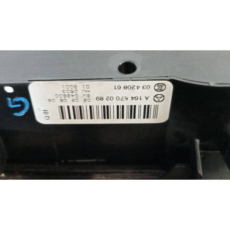 Recambio de mando calefaccion / aire acondicionado para mercedes clase r (w251) 320 cdi (251.022) referencia OEM IAM A1646700289