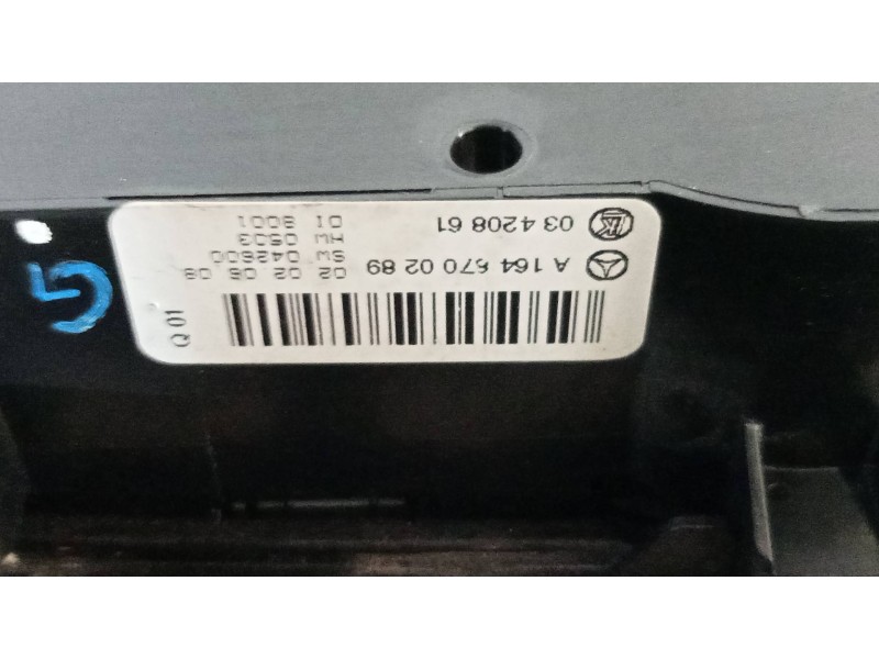 Recambio de mando calefaccion / aire acondicionado para mercedes clase r (w251) 320 cdi (251.022) referencia OEM IAM A1646700289