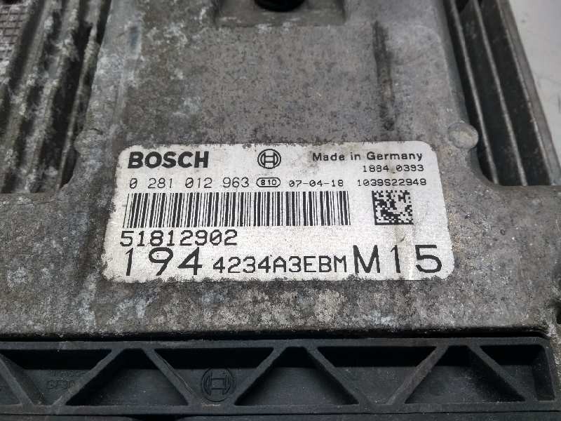 Recambio de centralita motor uce para fiat croma (194) 1.9 16v multijet dynamic referencia OEM IAM 0281012963 51812902 1944234A3