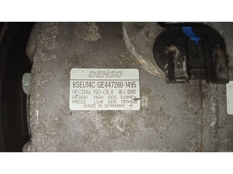 Recambio de compresor aire acondicionado para toyota verso advance referencia OEM IAM GE4472601495 6SEU14C 