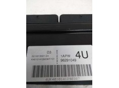 Recambio de centralita motor uce para daewoo matiz 0.8 cat referencia OEM IAM S010013001E4 96291049 D3 1APW 4U 2