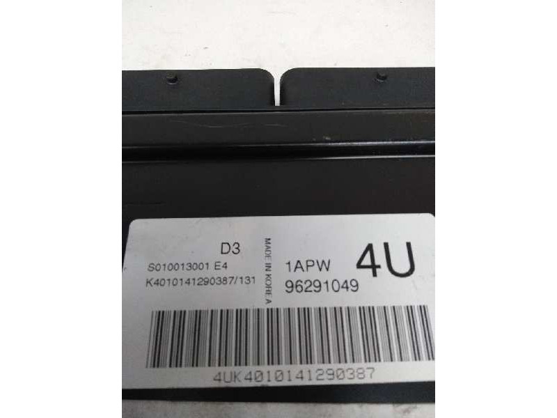 Recambio de centralita motor uce para daewoo matiz 0.8 cat referencia OEM IAM S010013001E4 96291049 D3 1APW 4U