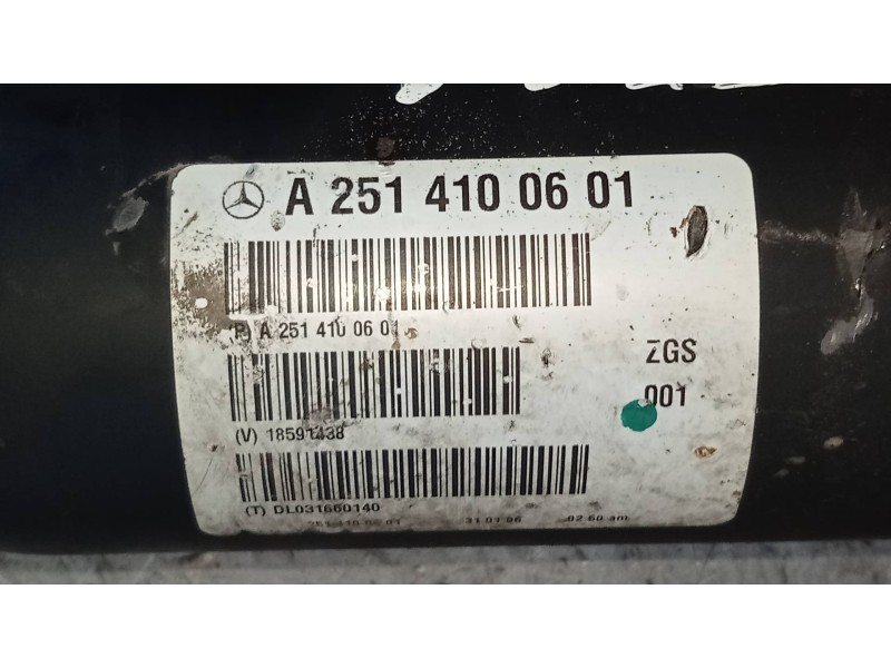Recambio de transmision central delantera para mercedes clase r (w251) 320 cdi (251.022) referencia OEM IAM A2514100601  