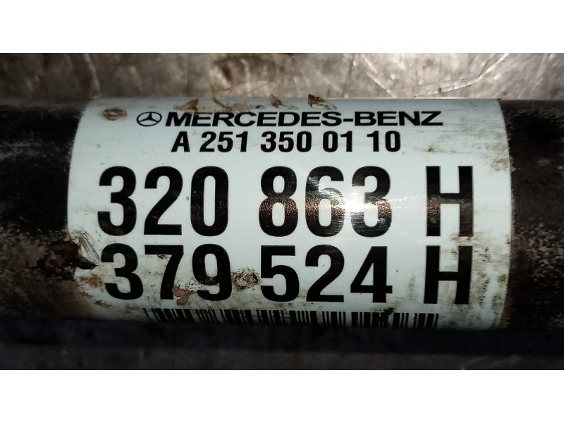 Recambio de transmision trasera izquierda para mercedes clase r (w251) 320 cdi (251.022) referencia OEM IAM A2513500110  