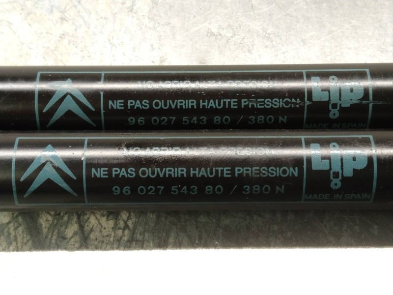 Recambio de amortiguadores maletero / porton para citroen zx 1.9 td avantage referencia OEM IAM 9602754380  380N