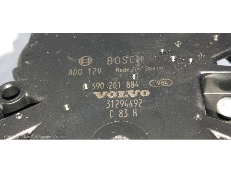 Recambio de motor limpia trasero para volvo v60 kombi kinetic referencia OEM IAM 31294492 0390201884 