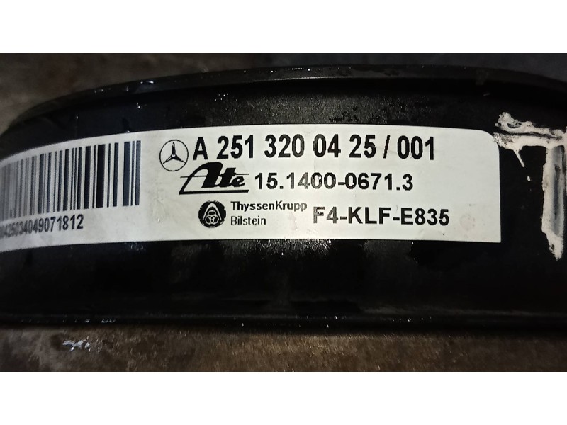 Recambio de muelle amortiguacion para mercedes clase r (w251) 320 cdi (251.022) referencia OEM IAM 15140006713 A2513200425 