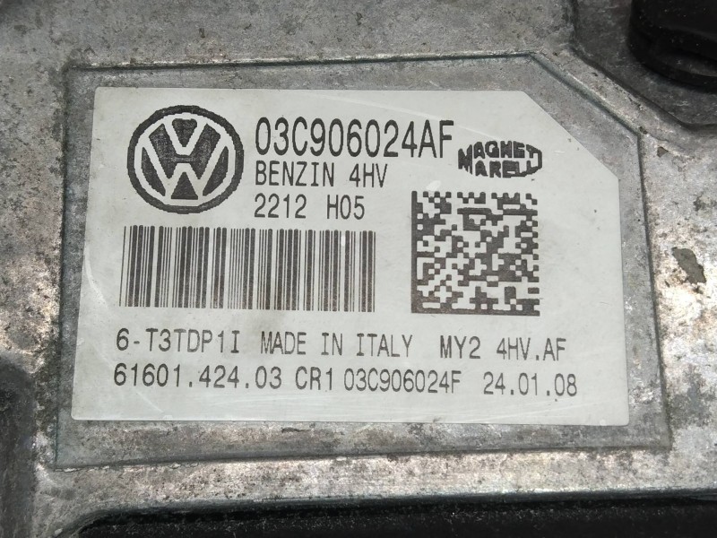 Recambio de centralita motor uce para seat ibiza (6l1) hit referencia OEM IAM IAW4HVAF 03C906024AF 