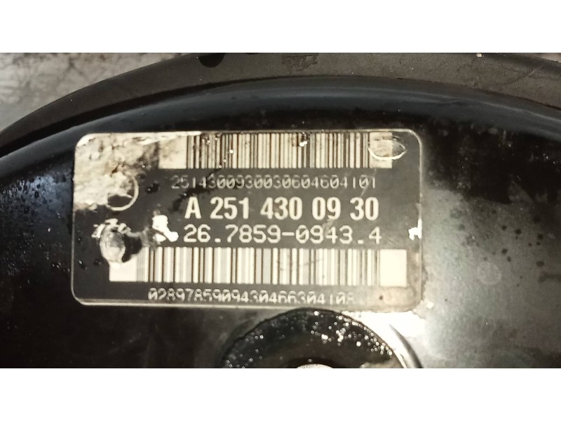 Recambio de servofreno para mercedes clase r (w251) 320 cdi (251.022) referencia OEM IAM A2514300930  