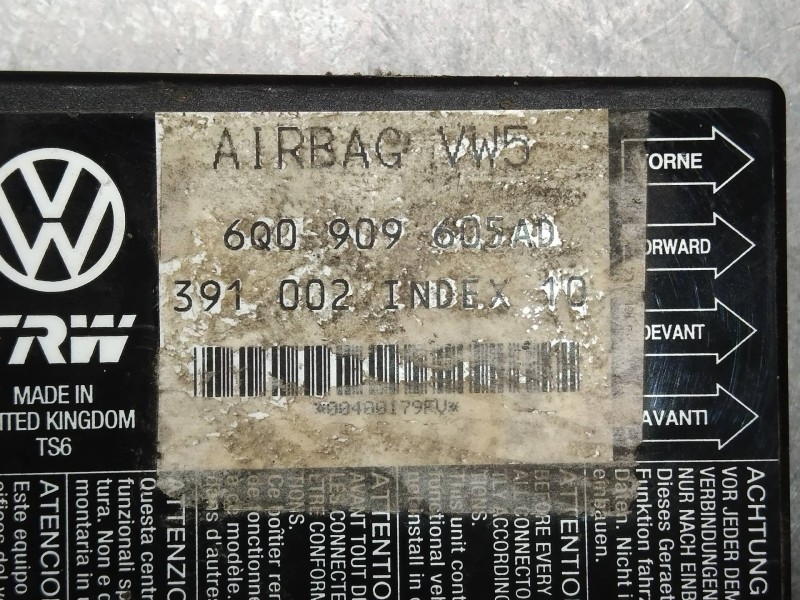 Recambio de centralita airbag para seat ibiza (6l1) hit referencia OEM IAM 6Q0909605AD 391002 