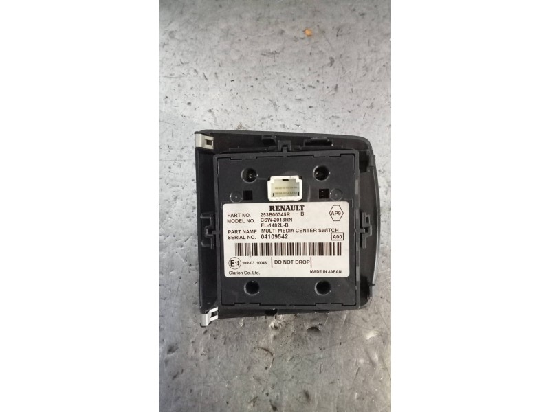 Recambio de mando multifuncion para renault scenic iii grand dynamique referencia OEM IAM 253B00345R CSW2013RN 