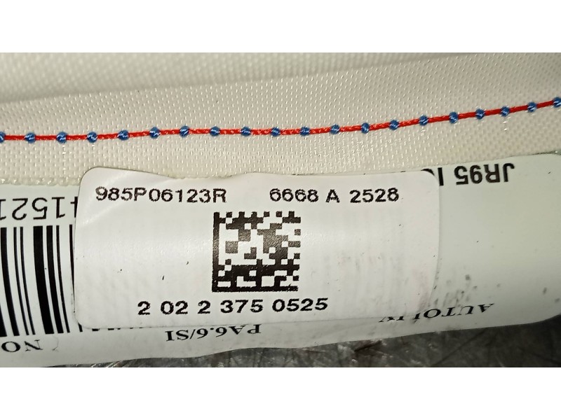 Recambio de airbag cortina delantero derecho para renault scenic iii grand dynamique referencia OEM IAM 985P06123R  