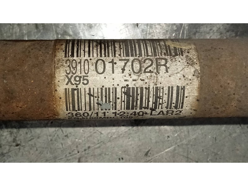 Recambio de transmision delantera derecha para renault scenic iii grand dynamique referencia OEM IAM 391001702R  