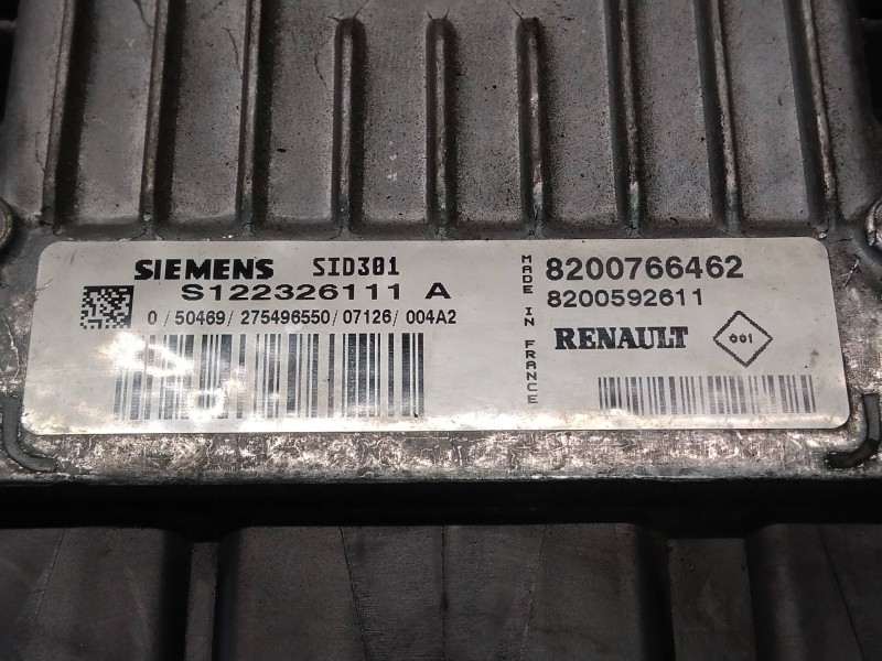 Recambio de centralita motor uce para renault megane ii berlina 5p business referencia OEM IAM S122326111A 8200766462 8200592611