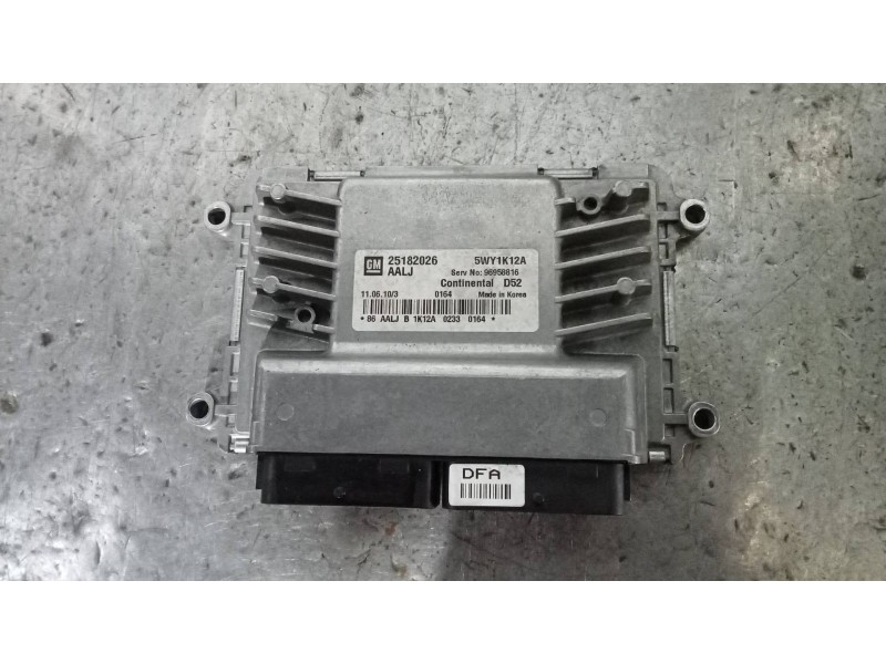 Recambio de centralita motor uce para chevrolet spark ls referencia OEM IAM 25182026 5WY1K12A 96958816 AALJ