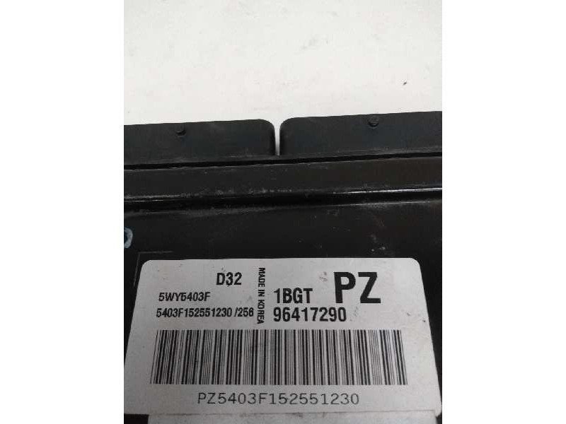 Recambio de centralita motor uce para chevrolet matiz 0.8 cat referencia OEM IAM 5WY5403F 96417290 D32 1BGT PZ