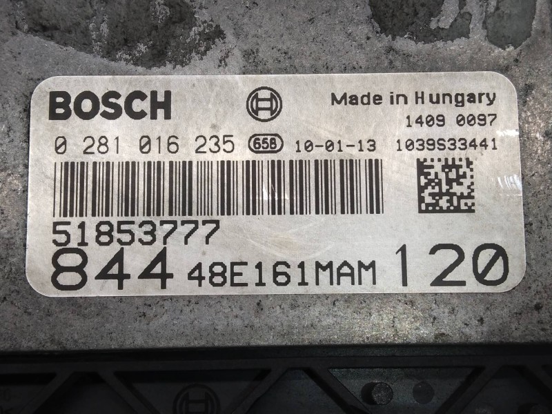 Recambio de centralita motor uce para lancia delta (181) argento referencia OEM IAM 0281016235 51853777 84448E161MAM120