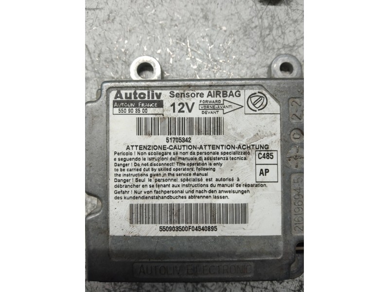 Recambio de kit airbag para fiat doblo cargo (223) 1.3 jtd referencia OEM IAM 550903500  