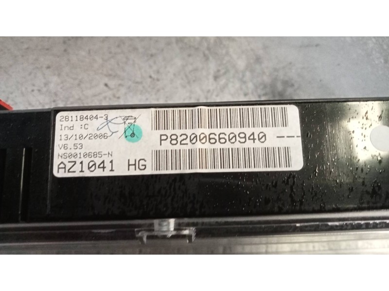 Recambio de cuadro instrumentos para renault espace iv (jk0) dynamique referencia OEM IAM 8200660940 281184043 