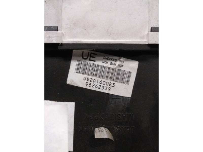 Recambio de cuadro instrumentos para daewoo tacuma 1.6 cat referencia OEM IAM 96262539 UE2D160023 UE