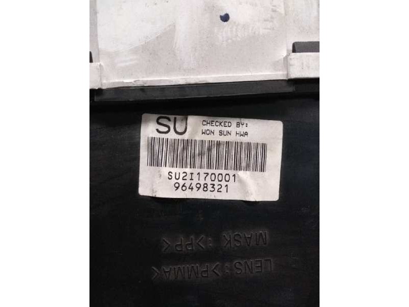 Recambio de cuadro instrumentos para daewoo tacuma referencia OEM IAM 96498321 SU2I170001 SU