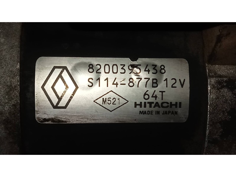 Recambio de motor arranque para renault espace iv (jk0) dynamique referencia OEM IAM 8200395438 S114877B 