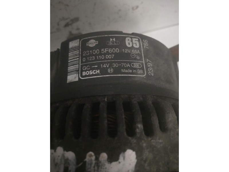 Recambio de alternador para nissan micra (k11) básico referencia OEM IAM 231005F600  