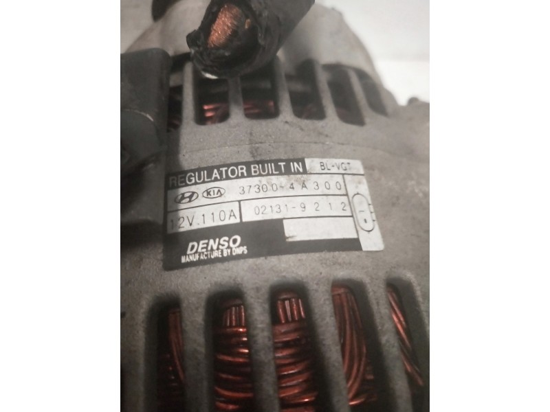 Recambio de alternador para kia sorento 2.5 crdi referencia OEM IAM 37390A300  