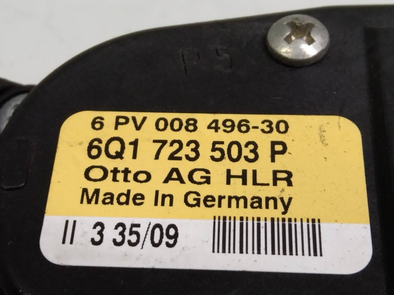 Recambio de potenciometro pedal para seat ibiza (6j5) sport referencia OEM IAM 6PV00849630 6Q1723503P 