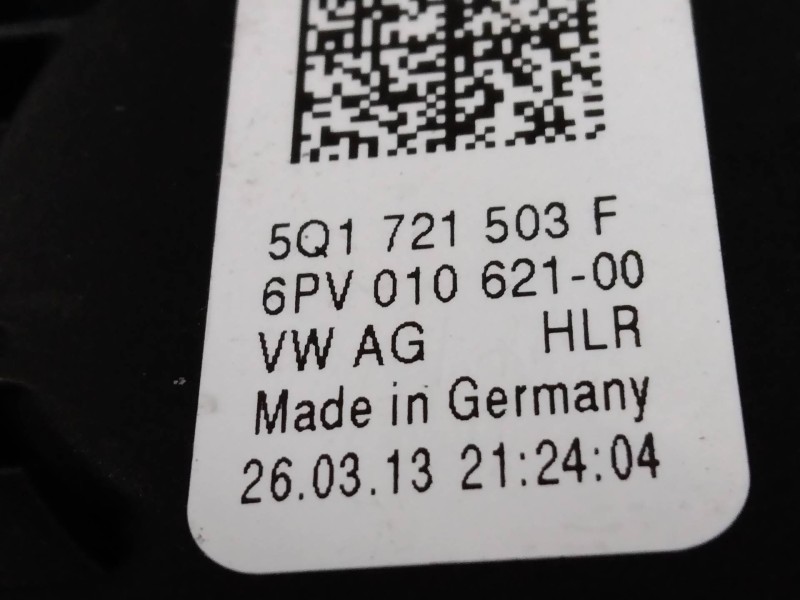 Recambio de potenciometro pedal para seat leon (5f1) 1.6 tdi referencia OEM IAM 6PV01062100 5Q1721503F 