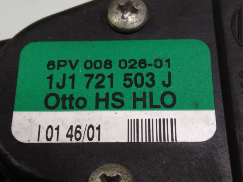 Recambio de potenciometro pedal para seat leon (1m1) 1.8 20v turbo referencia OEM IAM 6PV00802601 1J1721503J 