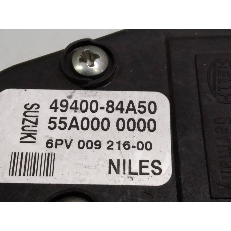 Recambio de potenciometro pedal para suzuki jimny sn (fj) 1.5 ddis turbodiesel cat referencia OEM IAM 6PV00921600 4940084A50 