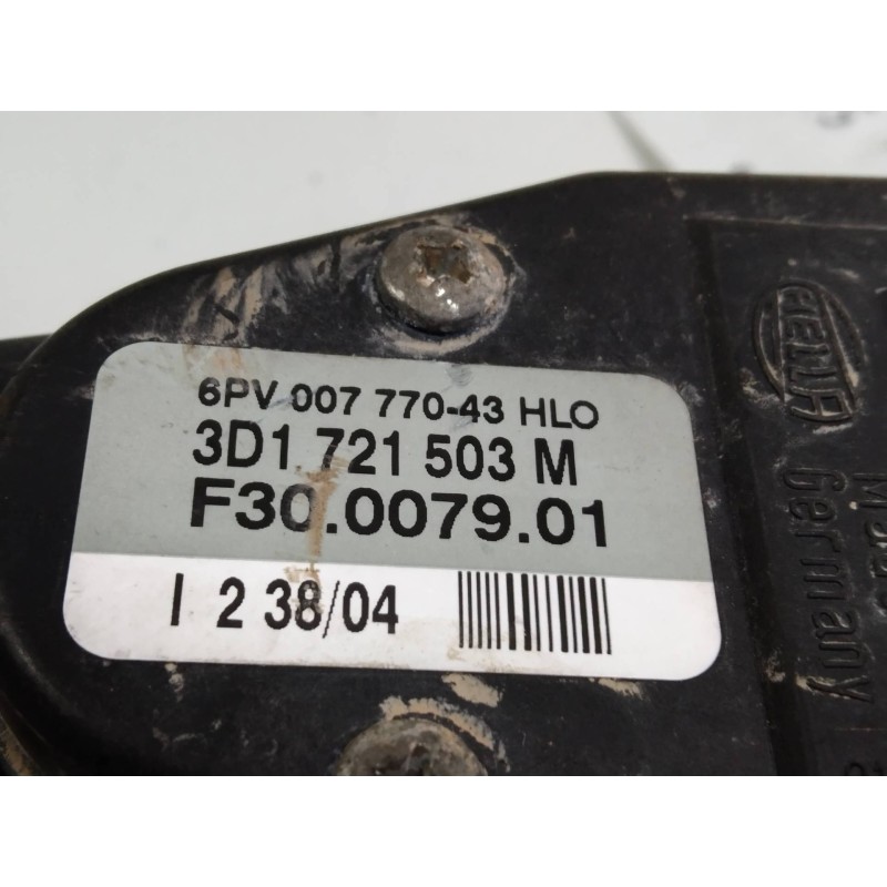 Recambio de potenciometro pedal para volkswagen phaeton (3d2/3d8) tdi v10 (5 asientos) referencia OEM IAM 6V00777043 3D1721503M 