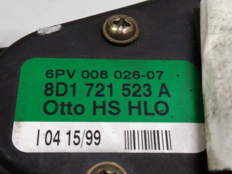 Recambio de potenciometro pedal para volkswagen passat berlina (3b2) 1.8 20v turbo referencia OEM IAM 6PV00802607 8D1721523A 
