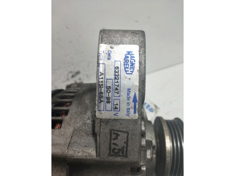 Recambio de alternador para lancia ypsilon (101) 1.2 16v argento referencia OEM IAM 63321747  