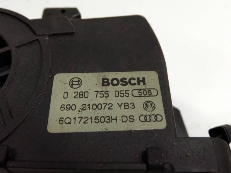 Recambio de potenciometro pedal para volkswagen polo (9n3) 1.4 tdi referencia OEM IAM 0280755055 6Q1721503H 