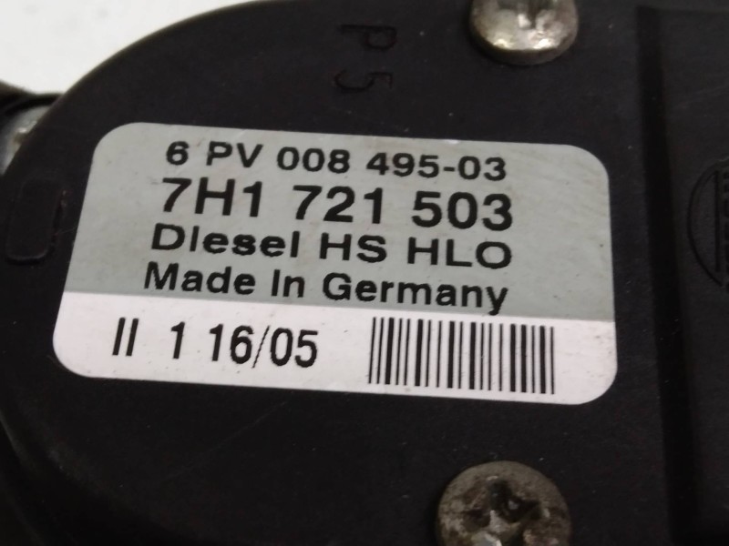 Recambio de potenciometro pedal para volkswagen t5 transporter/furgoneta caja cerrada referencia OEM IAM 6PV00849503 7H1721503 