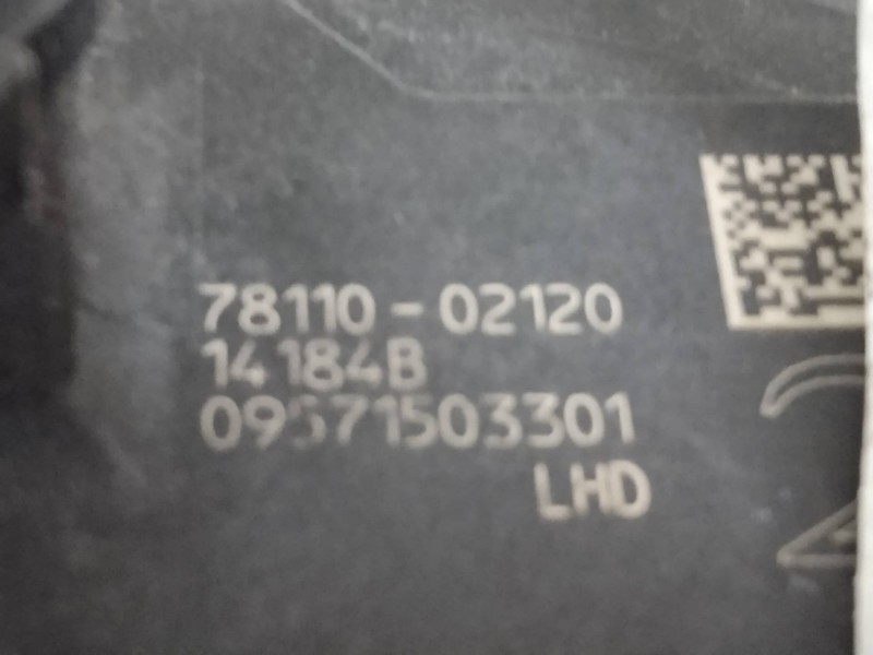 Recambio de potenciometro pedal para toyota auris touring sports (e18) 1.8 16v cat (híbrido) referencia OEM IAM 7811002120  