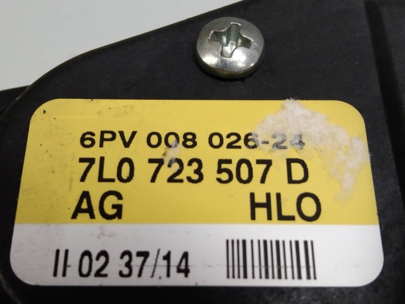 Recambio de potenciometro pedal para volkswagen touareg (7p6) 3.0 v6 tdi dpf referencia OEM IAM 6PV00802624 7L0723507D 