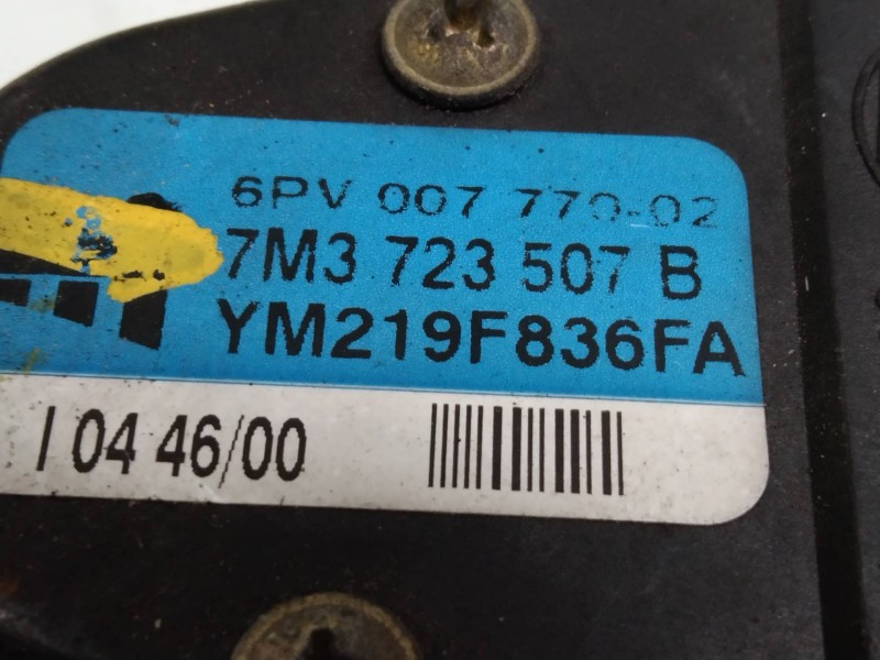 Recambio de potenciometro pedal para volkswagen sharan (7m6/7m9) 1.9 tdi referencia OEM IAM 6PV00777002 7M3723507B 